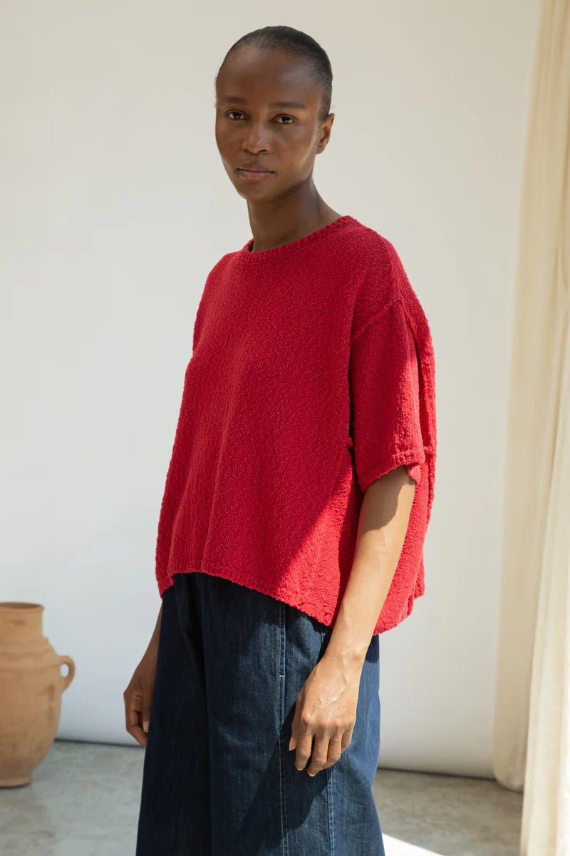 Beaumont Organics Alessia Cotton Linen Top