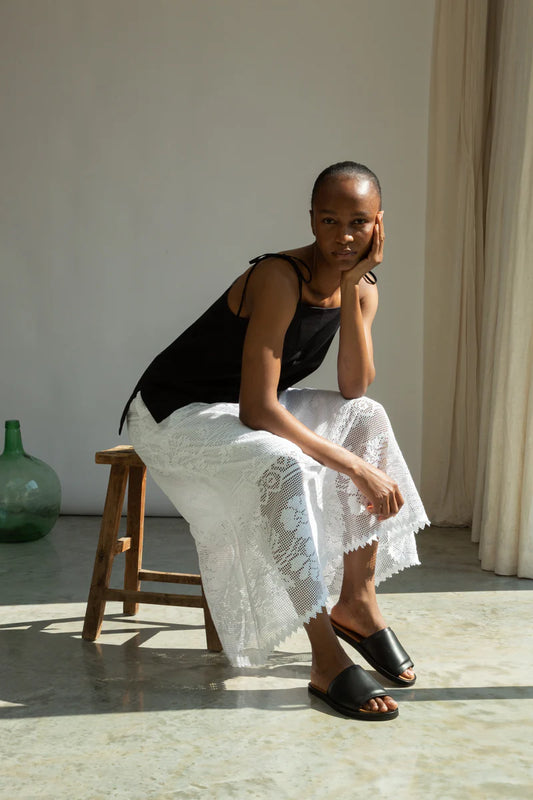Beaumont Organics Lyla-Fay Cotton Lace Skirt