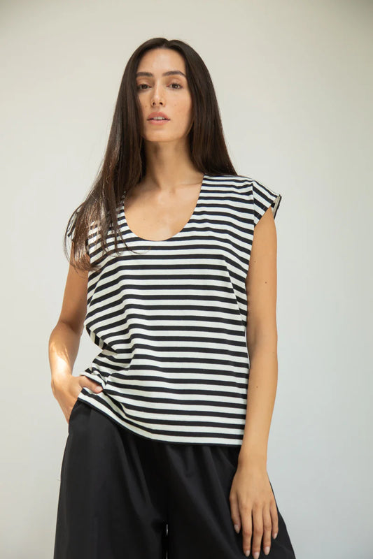 Beaumont Organics Tamsin-Sue Striped Top