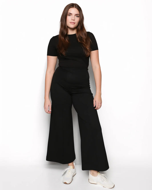 Ripley Rader Ponte Wide Leg Cropped Pant