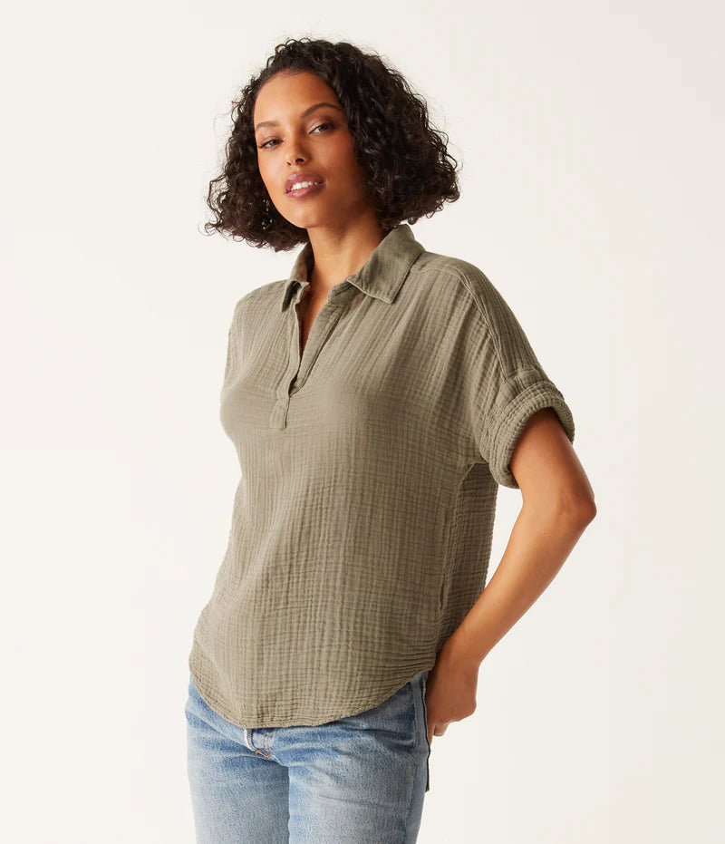 Michael Stars Gigi popover top DGZ05