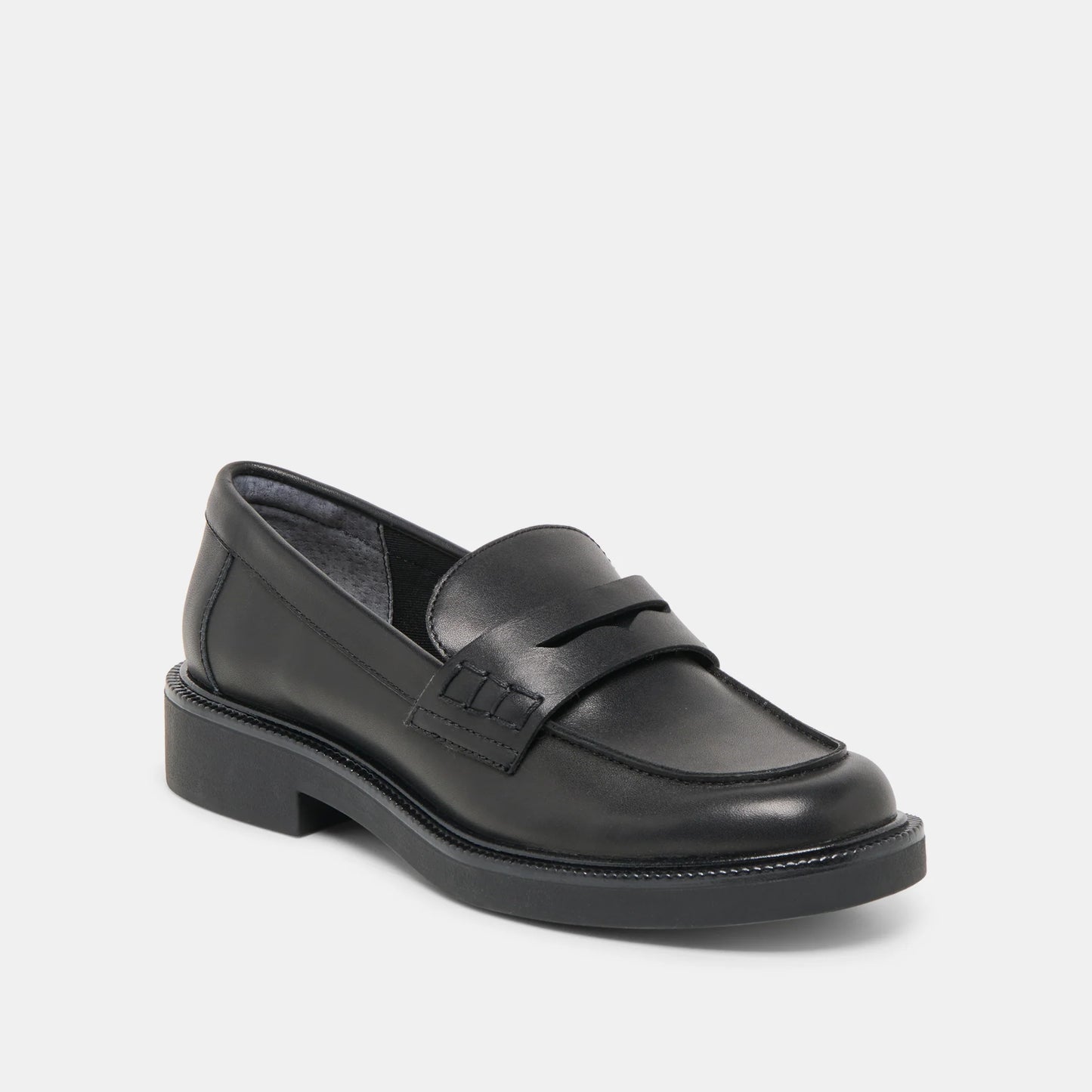 Dolce Vita Tiggy Black Leather Loafer