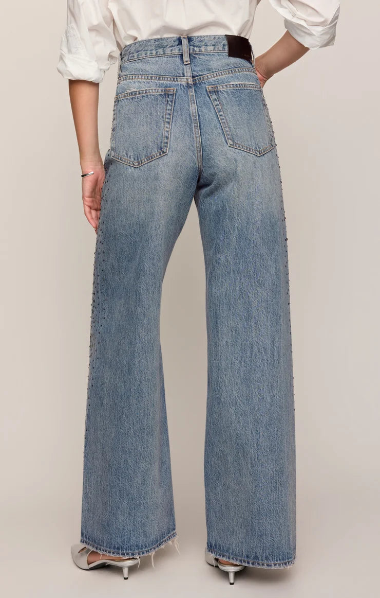 Zsupply The Head Turner Hi Rise Wide Denim