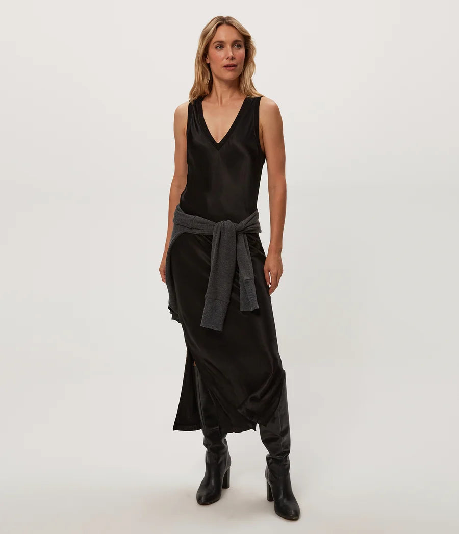 Michael Stars Randi Satin Midi Dress