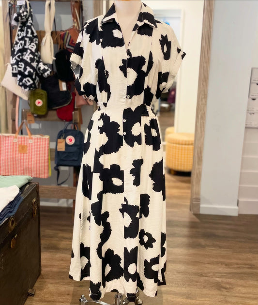 Umgee Floral Print Dress