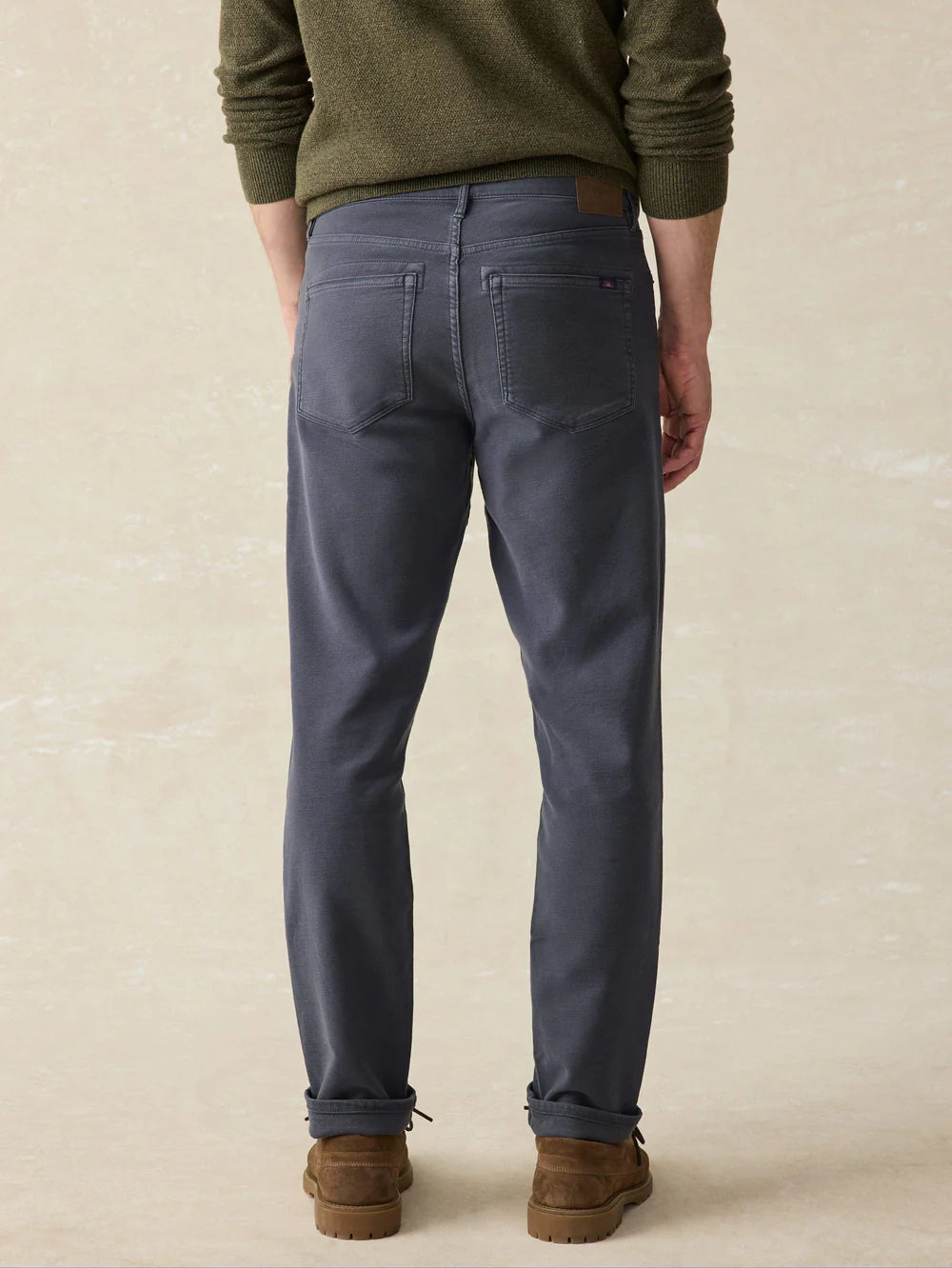 Faherty Mens Stretch Terry 5 Pocket Pants