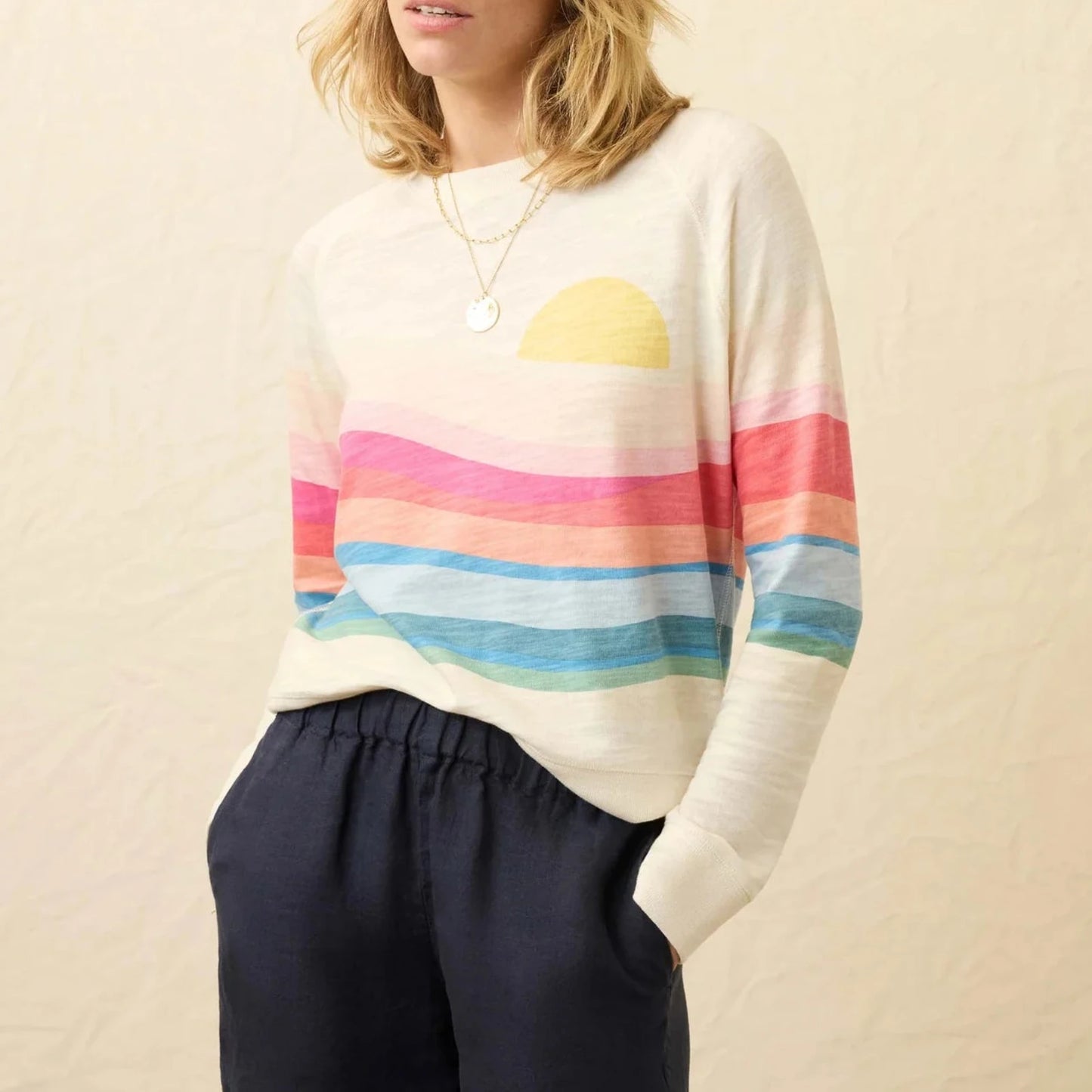 Faherty Sunwashed Slub Crewneck