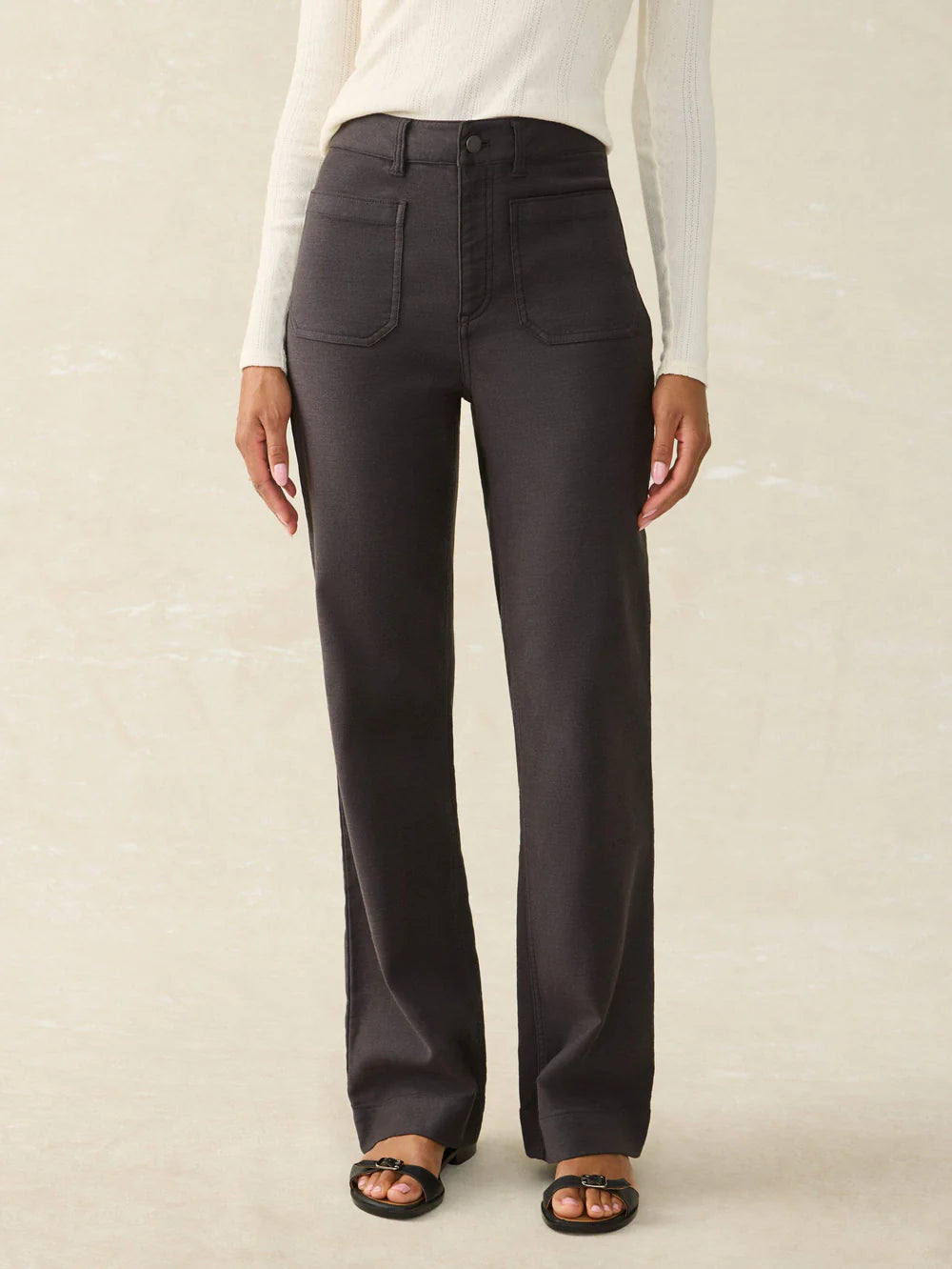 Faherty Stretch Terry Patch Pocket Pant