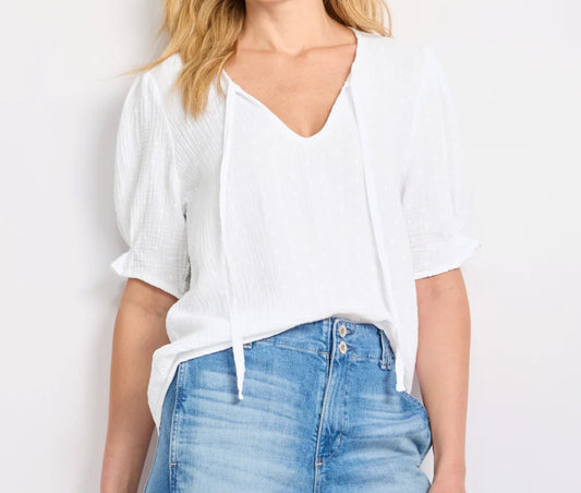 Michael Stars Genevieve Puff Sleeve top