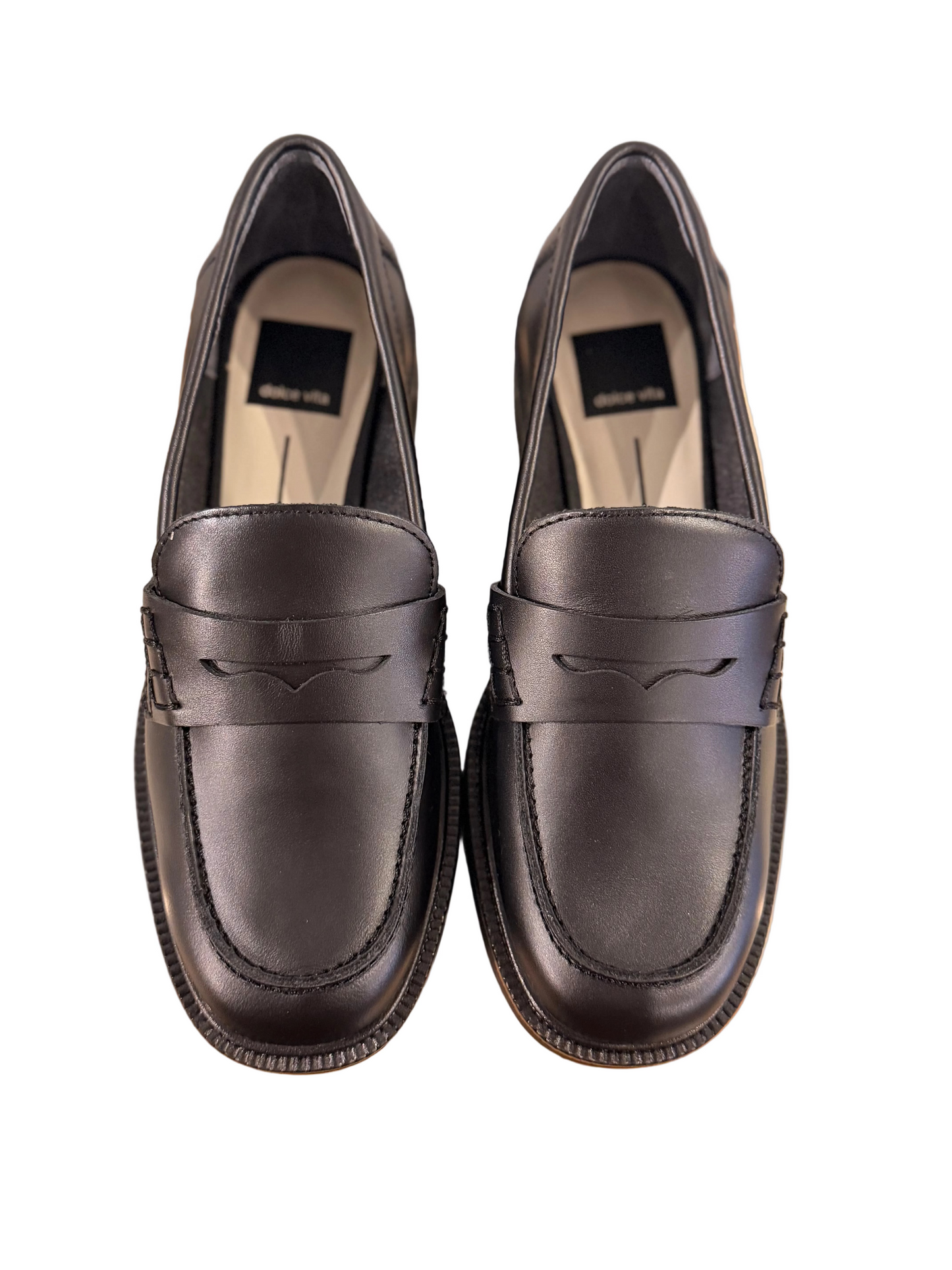 Dolce Vita Tiggy Black Leather Loafer