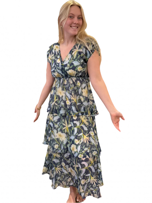 Ellison Tiered Midi Dress