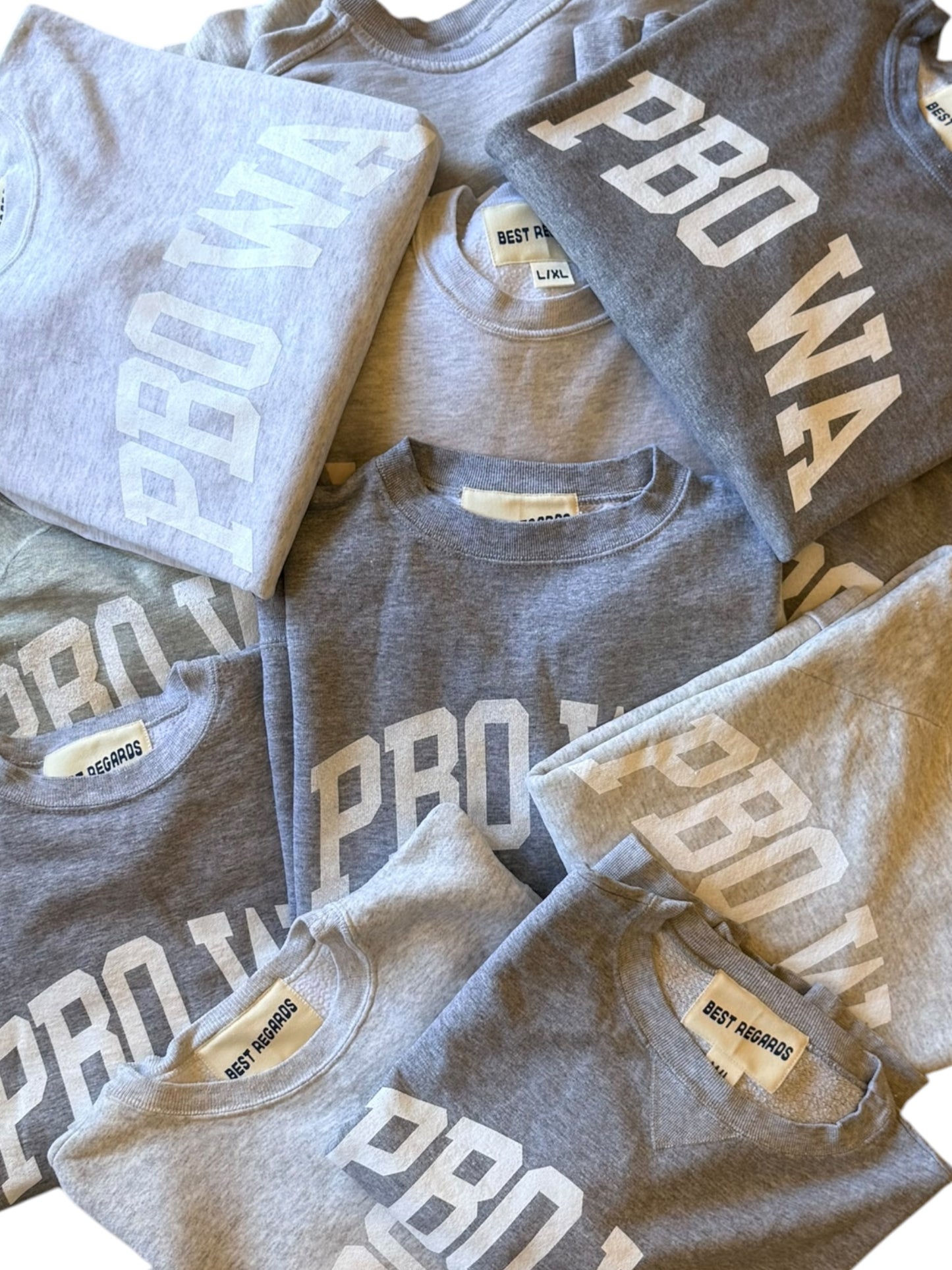 PBO WA Repurposed Sweatshirts