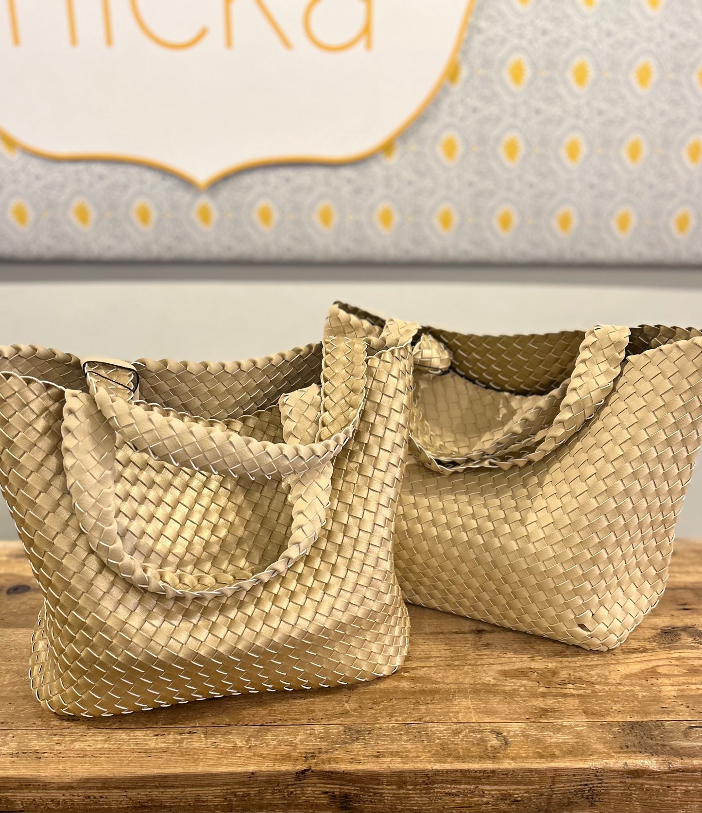 Ilse Jacobsen Woven Tote Bag 08