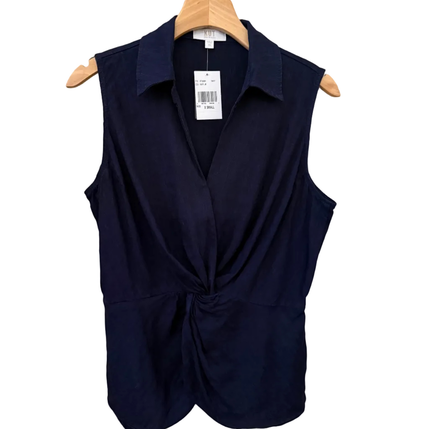 Kut from the Kloth Sara Twist Linen Top