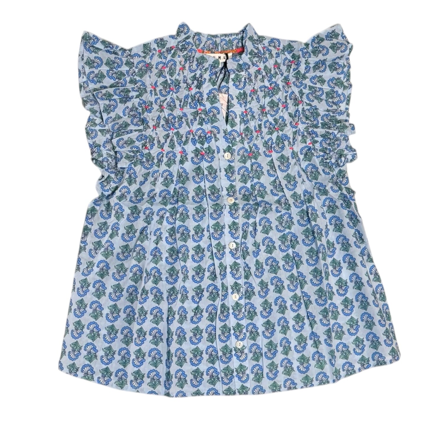 THML Eva Flutter Sleeve Floral Top