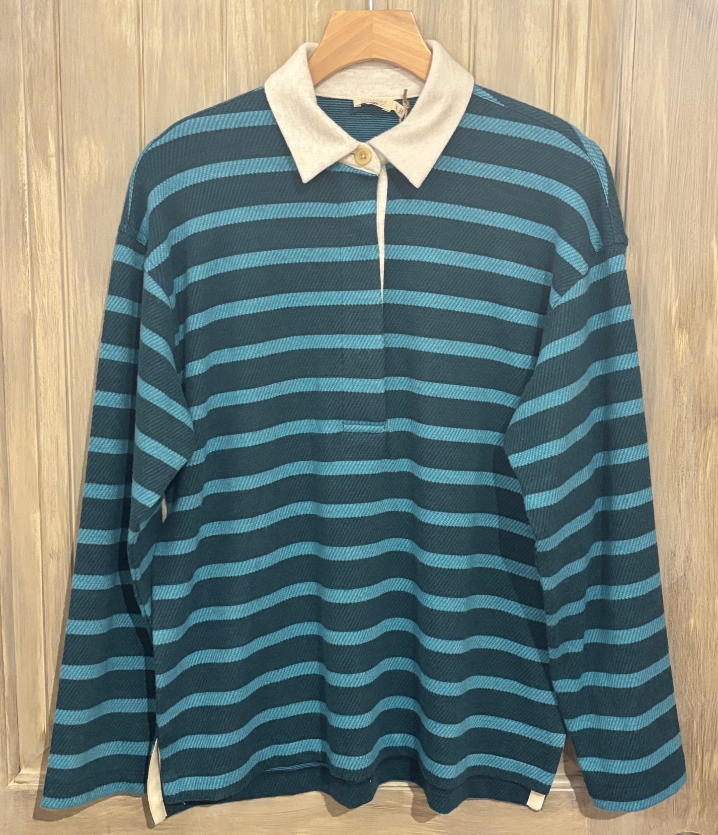 Faherty Legend Rugby Popover Sweater