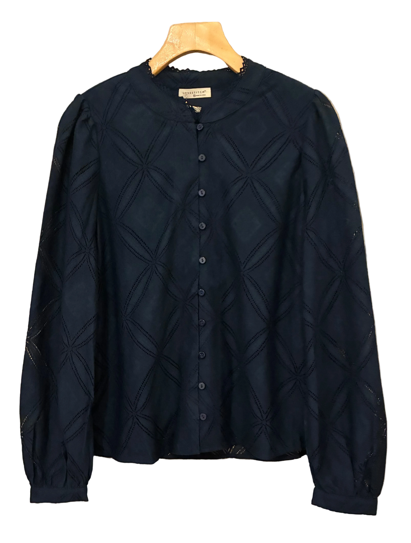 Lovestitch Blouse with Edged Lace