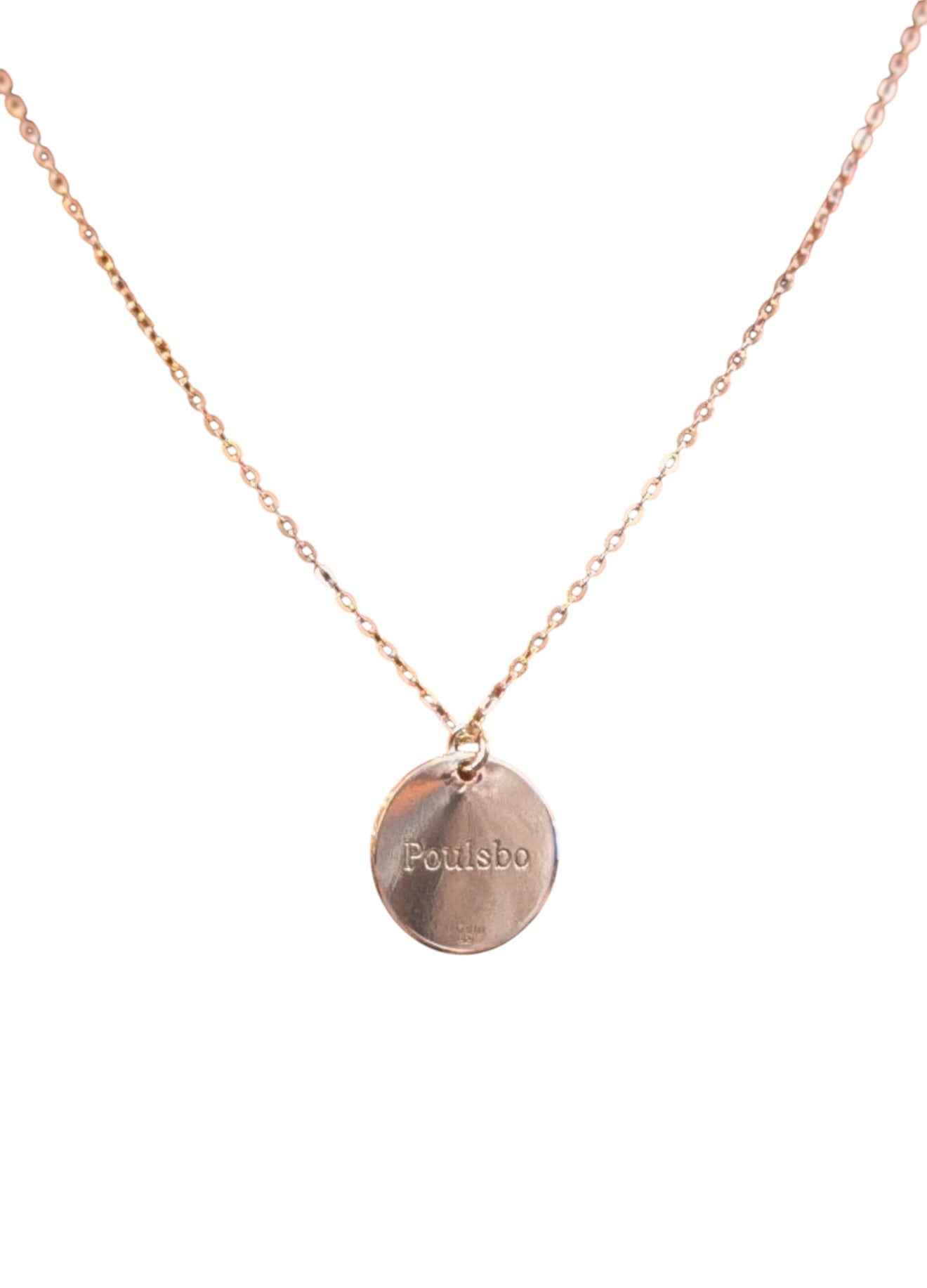Lat & Lo Poulsbo Disc Necklace