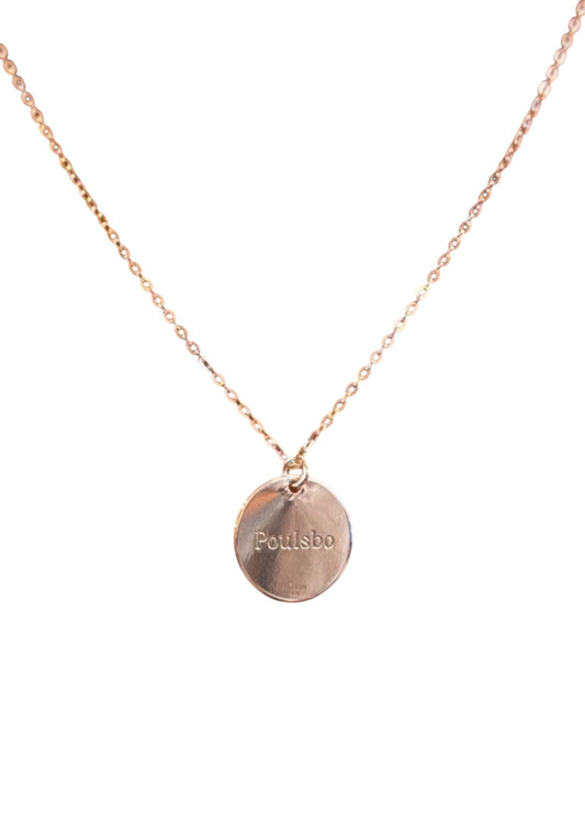 Lat & Lo Poulsbo Disc Necklace