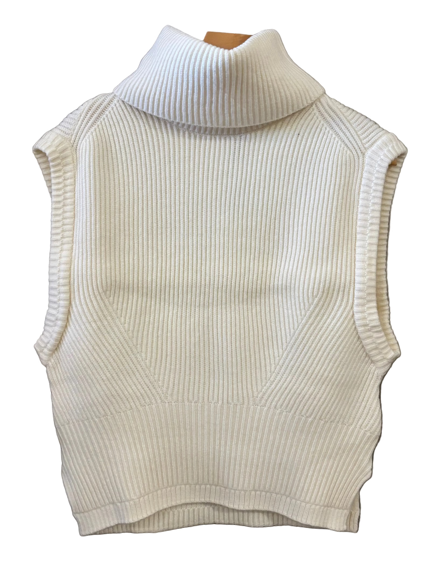 Ellison Turtleneck Ribbed Vest