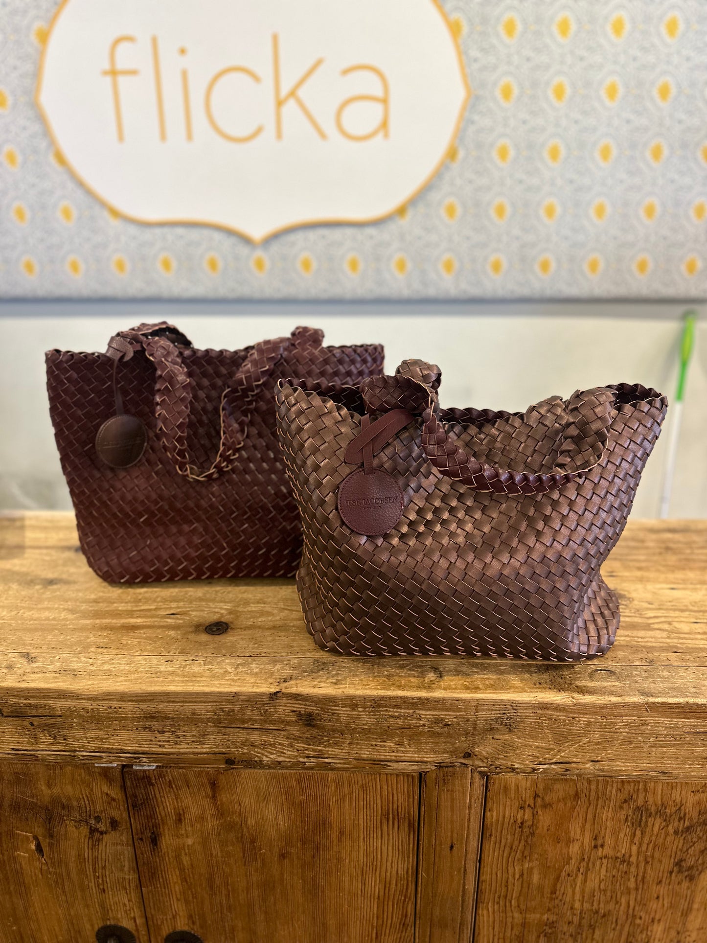 Ilse Jacobsen Woven Tote Bag 08