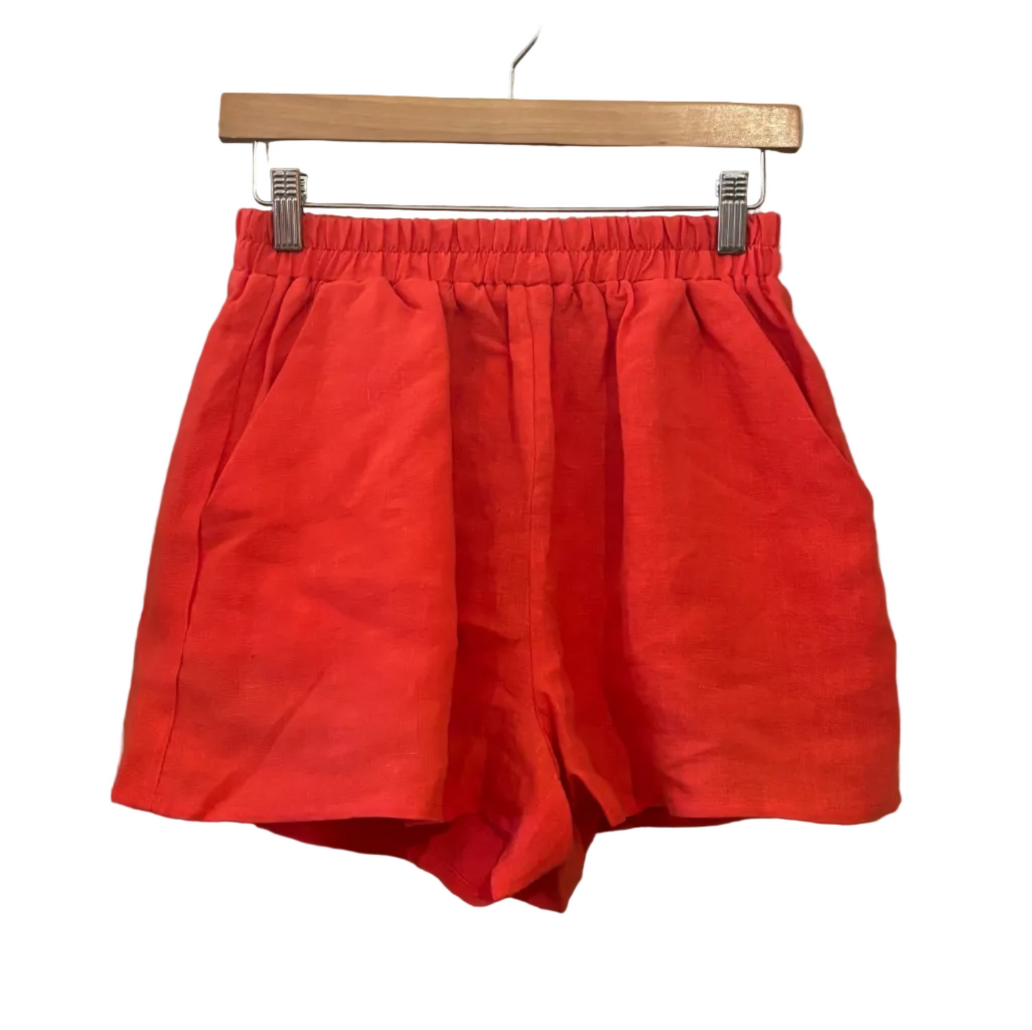 By Together Woven Linen Shorts