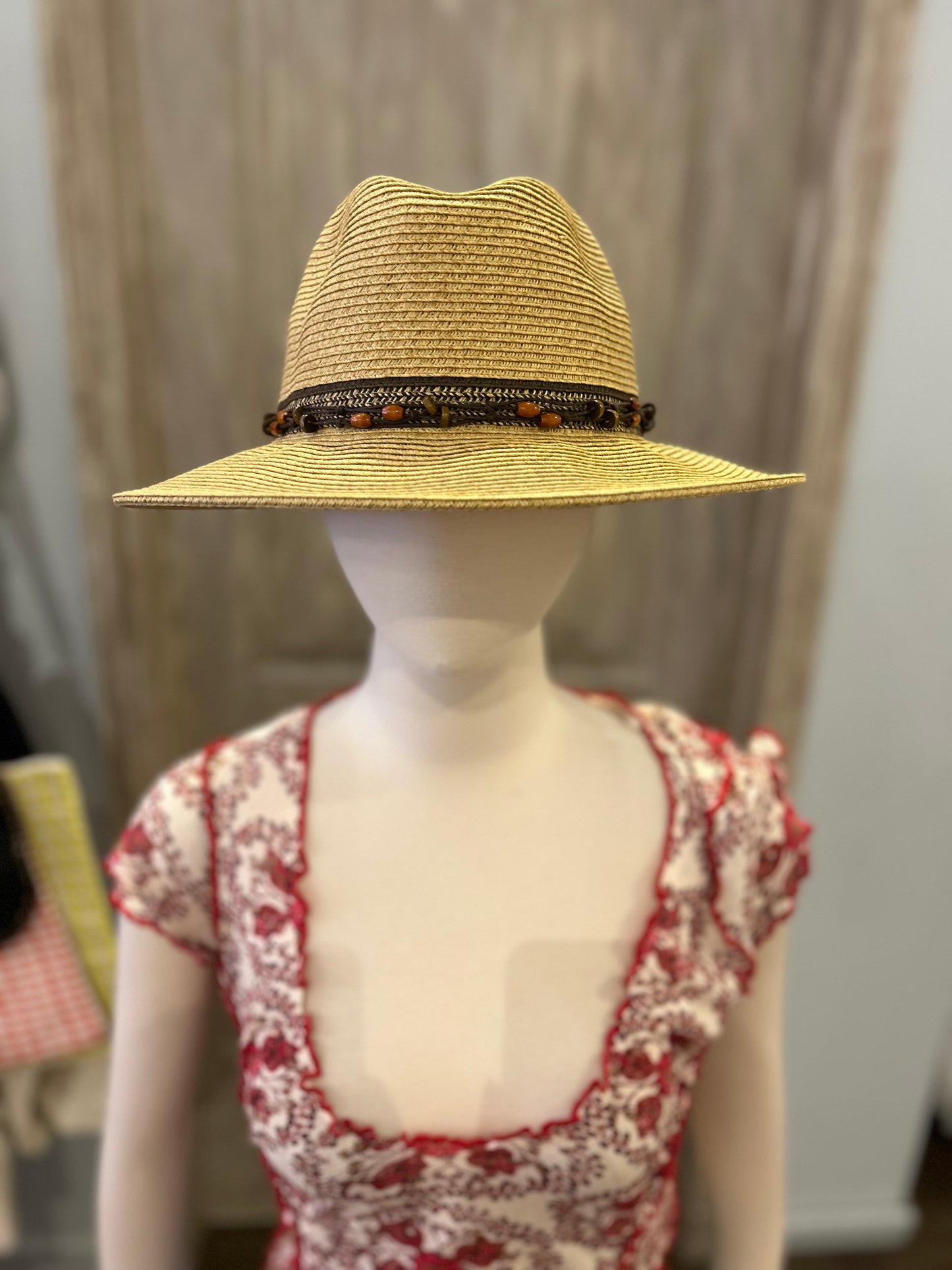 C.C. PANAMA STRAW SUN HAT ST-1008