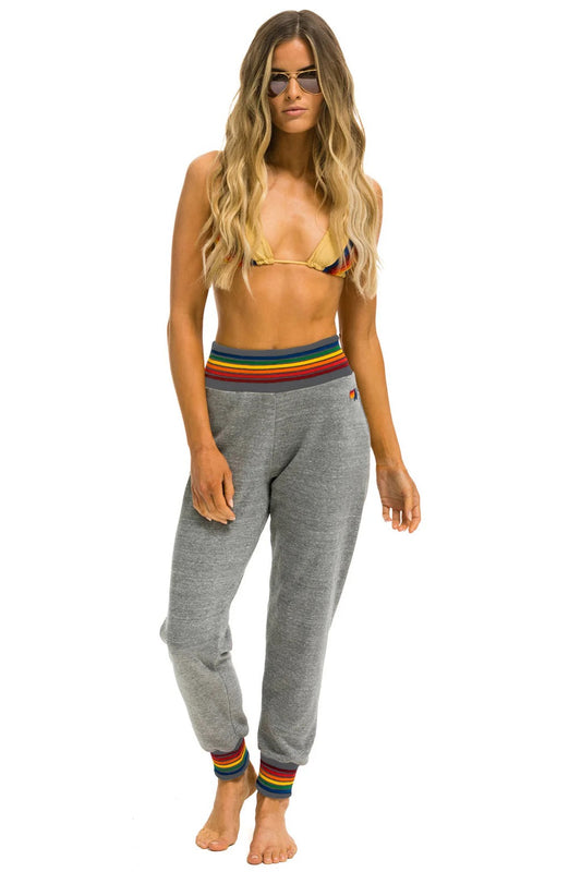 Aviator Nation Rainbow Rib sweatpant WSPPRBWRIB