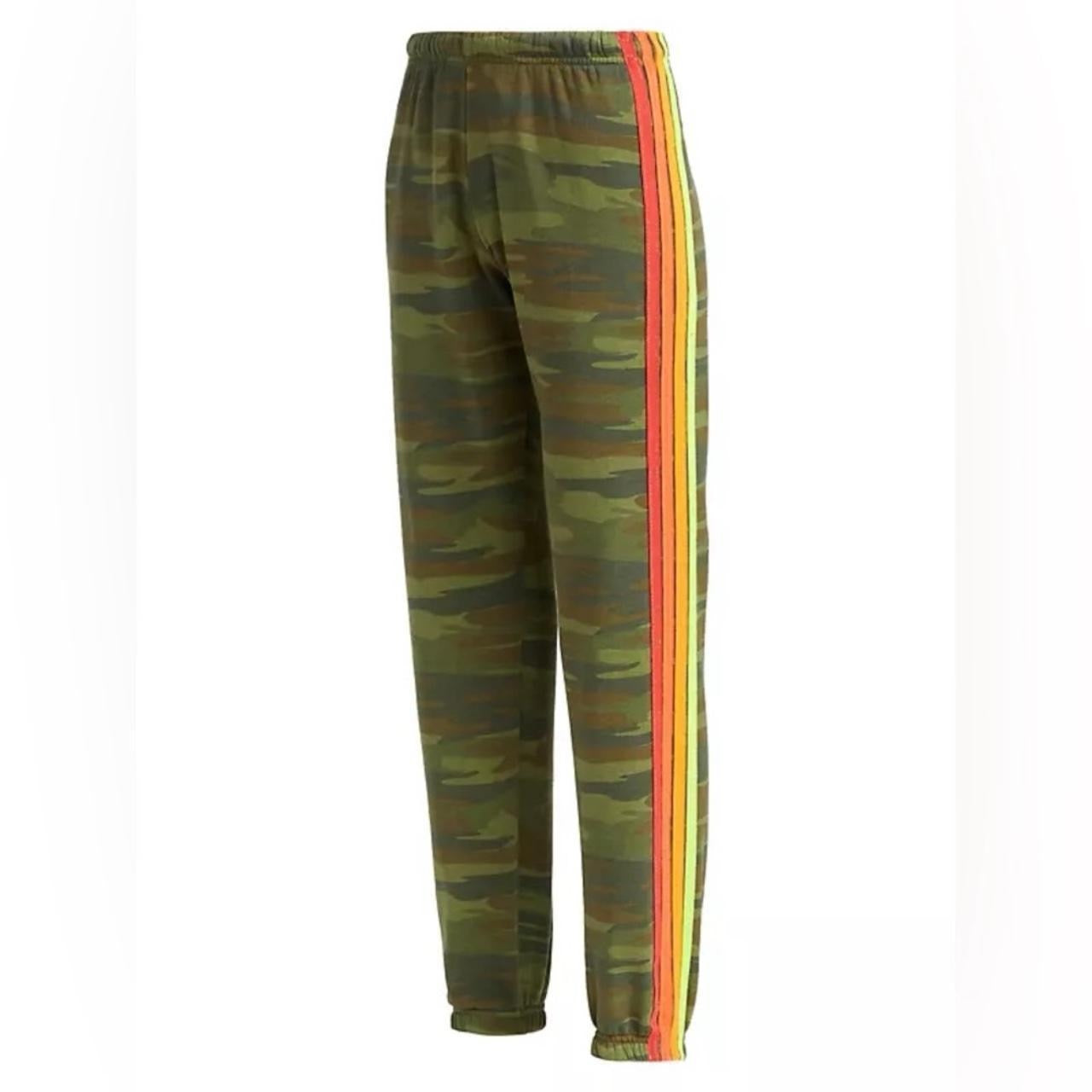 Aviator Nation 4 Stripe neon Sweatpant WSPRS4