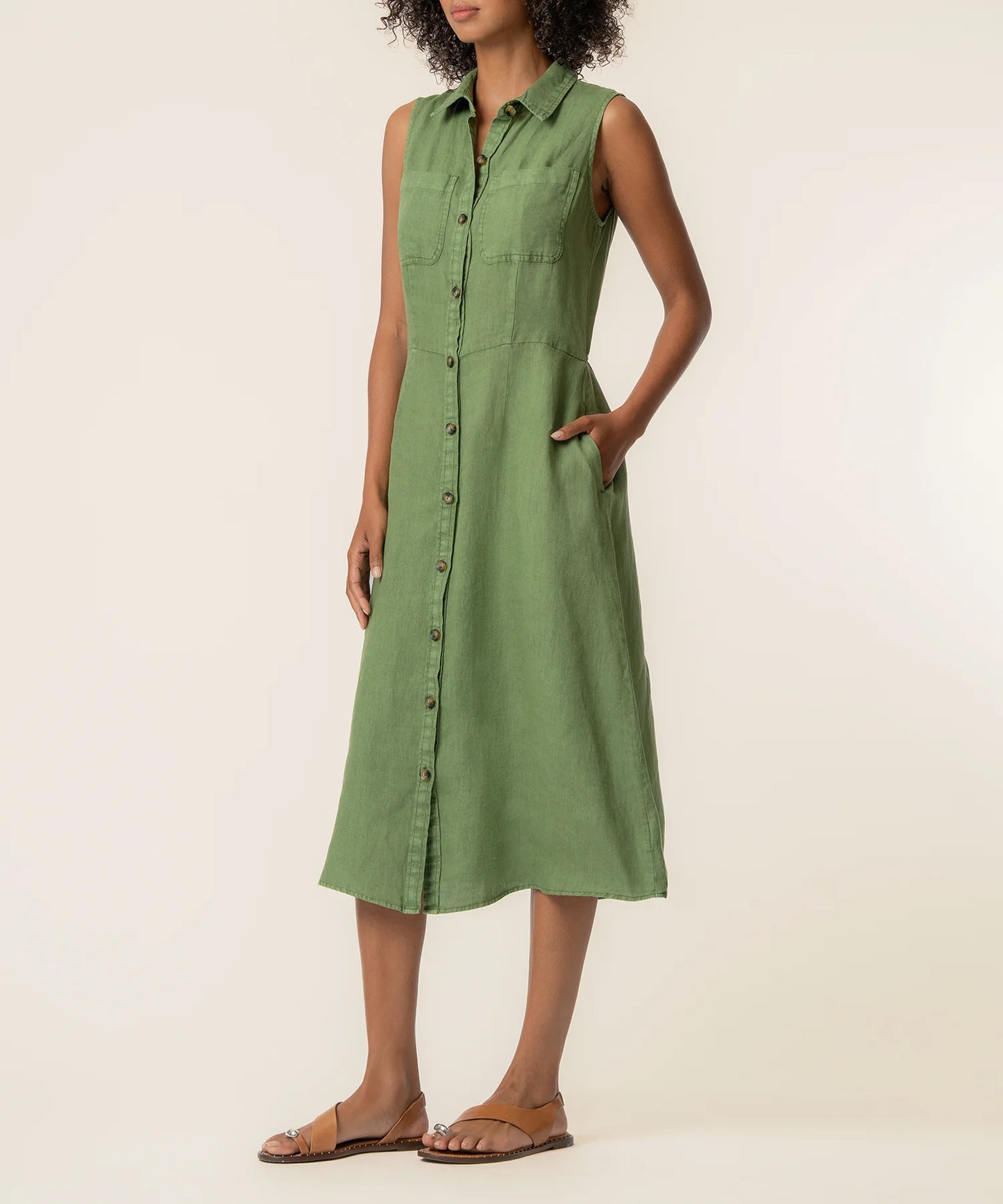 Kut from the Kloth Bowie Linen Dress
