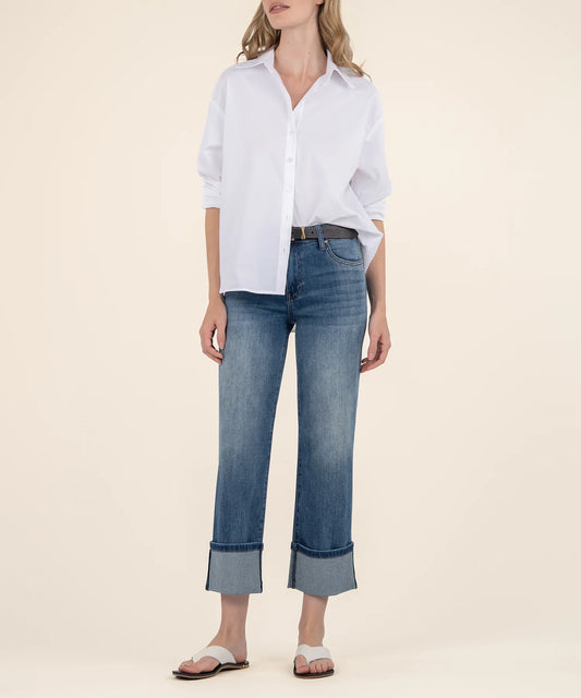 Kut Charlotte High Rise Roll Jean
