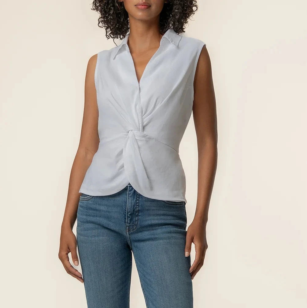 Kut from the Kloth Sara Twist Linen Top