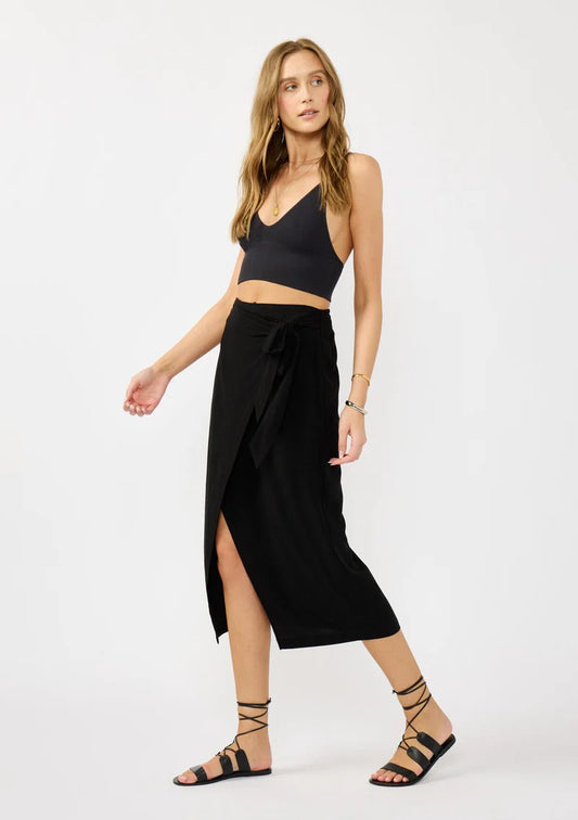 Lovestitch Good Feelings Wrap Skirt