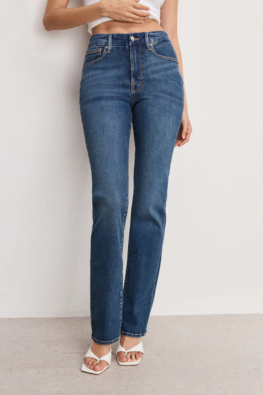 Good American Good Legs Straight Jeans Long