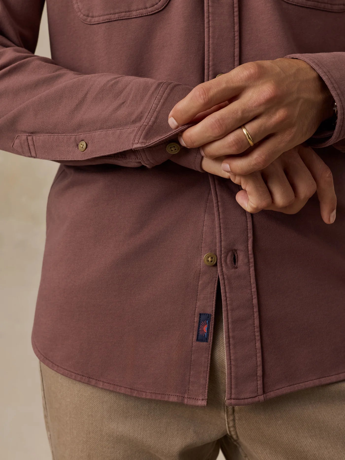 Faherty Mens Field Knit Shirt