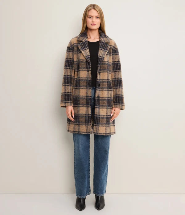 Michael Stars Aster Notch Collar Coat