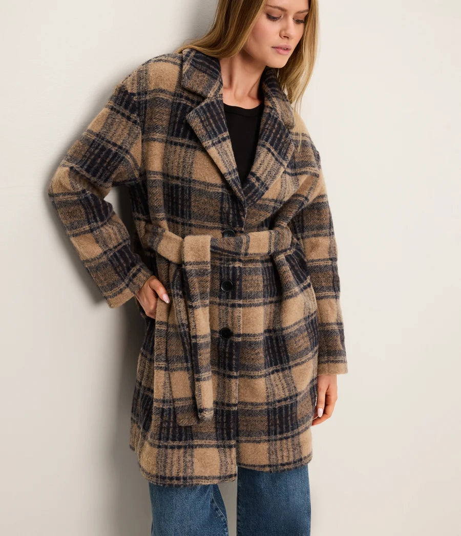 Michael Stars Aster Notch Collar Coat