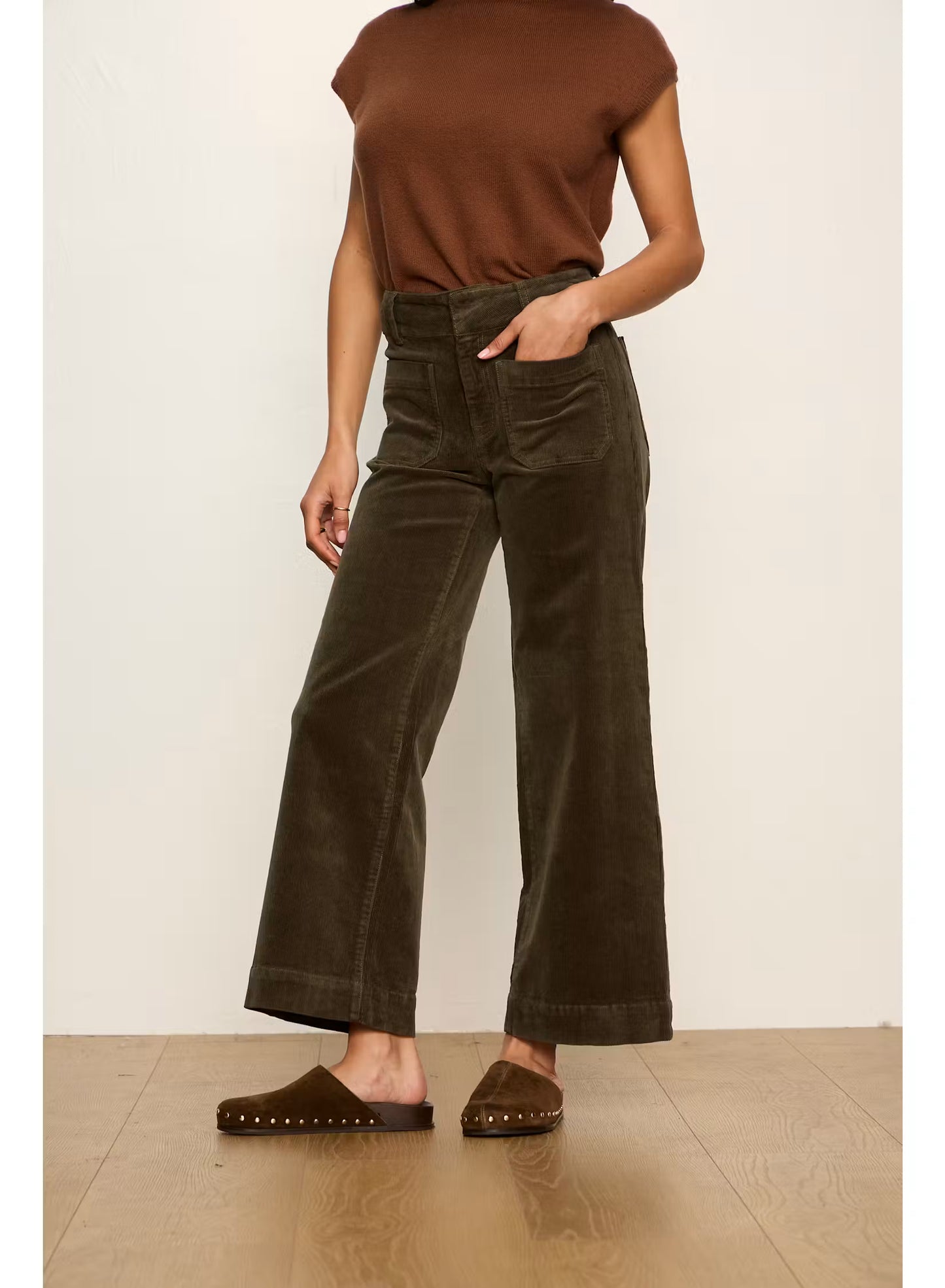 Sanctuary Chelsea Wide Leg Corduroy Pant