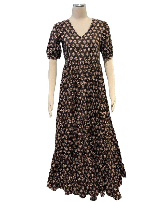 Molly Bracken Vneck patterned dress ZR141CP