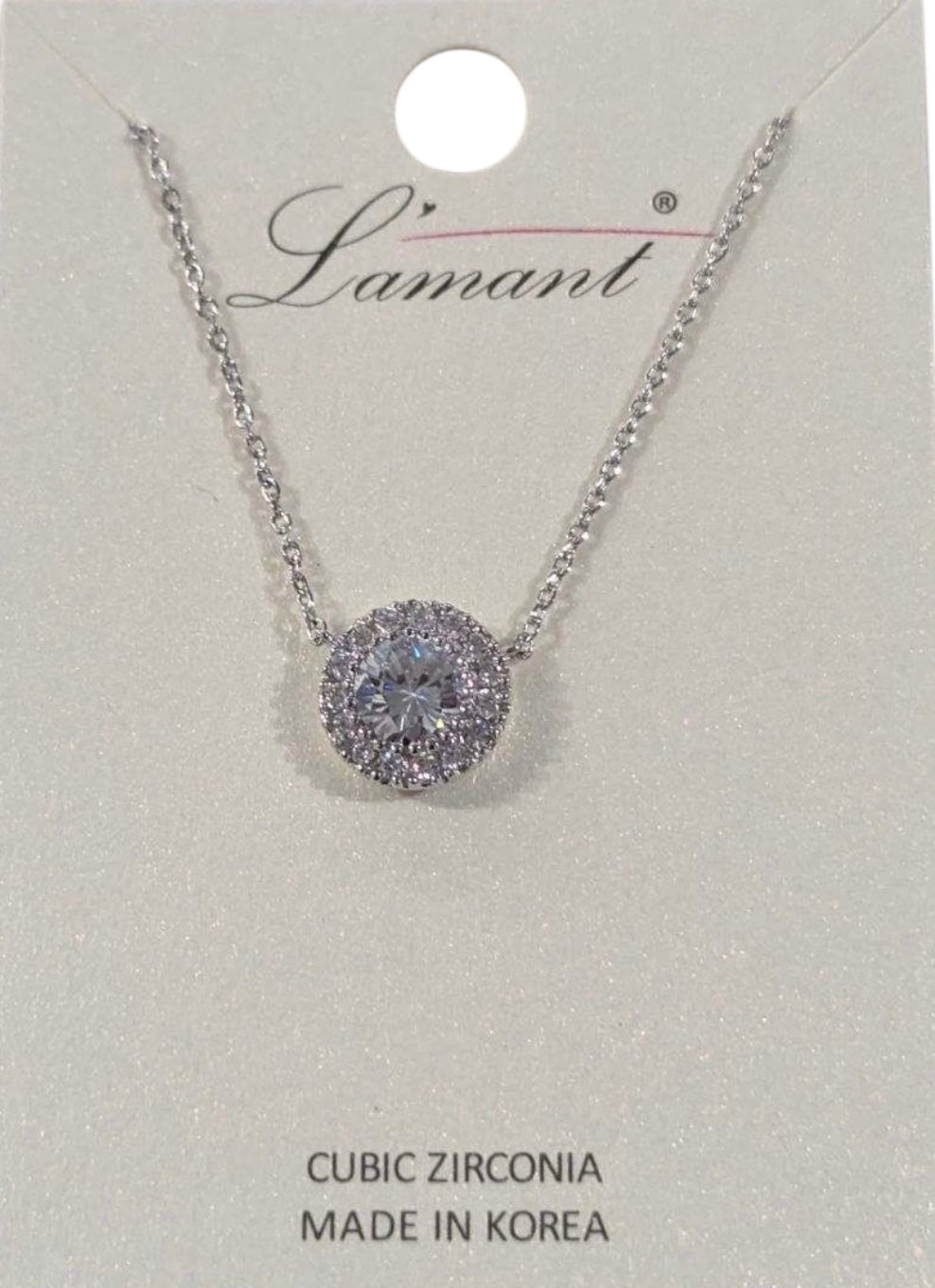 Lamant CZ necklace