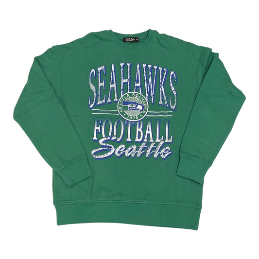 Junk Food SEAHAWKS Mens LATERAL CREW FLEECE