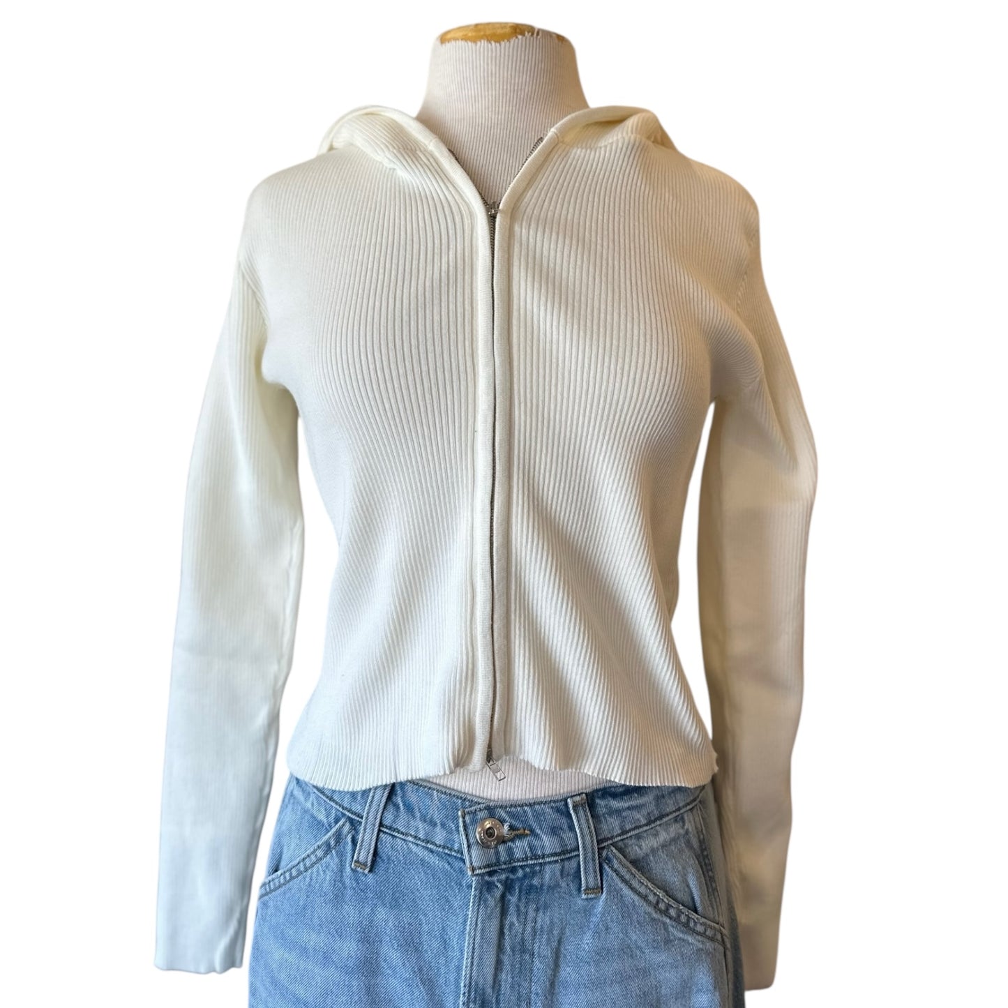 Blank Lab Slim Zip Up Hoodie Jacket