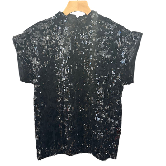 THML Short Sleeve Sequined Top