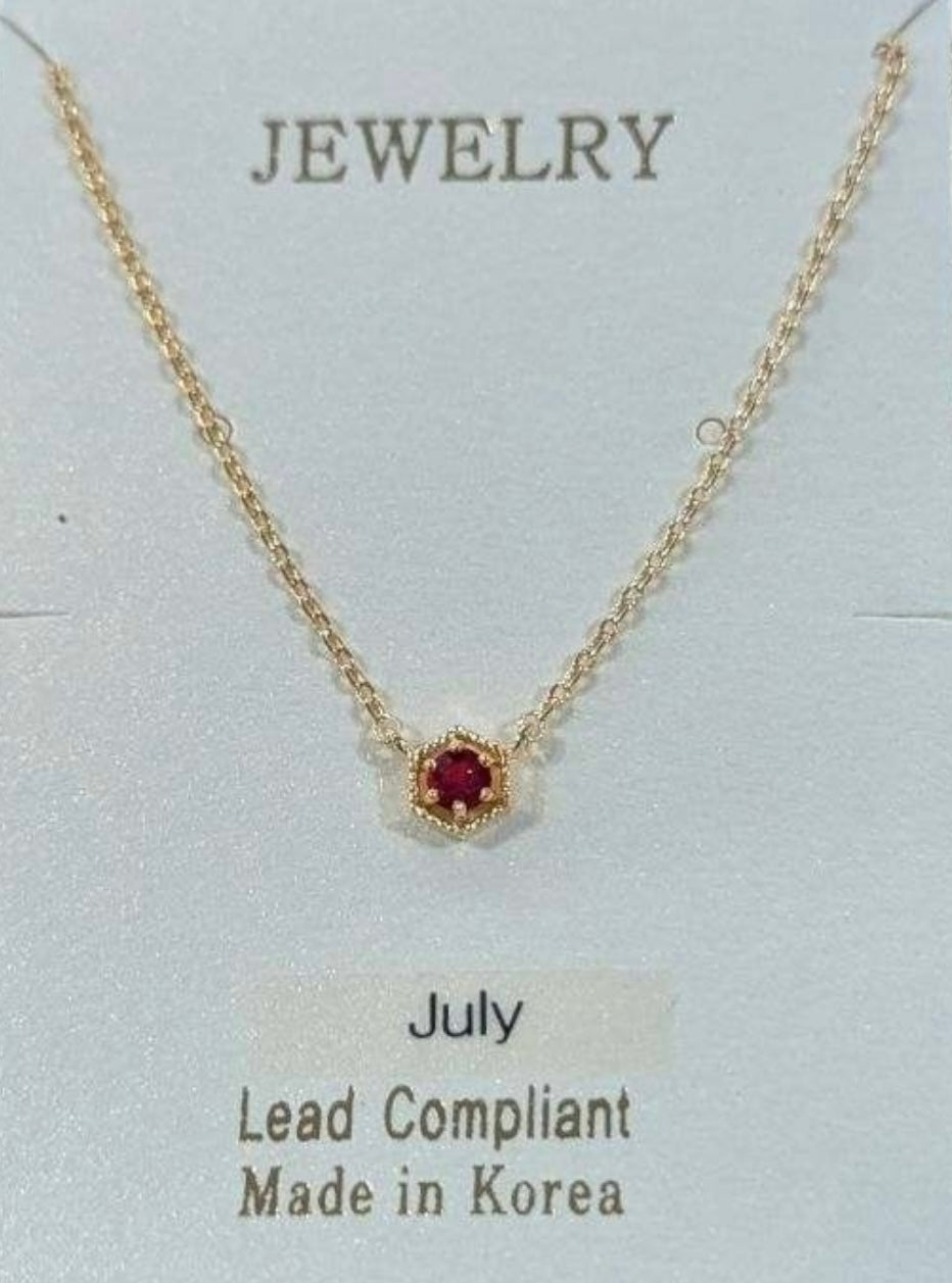 Jewelry Month Gemstone Necklaces