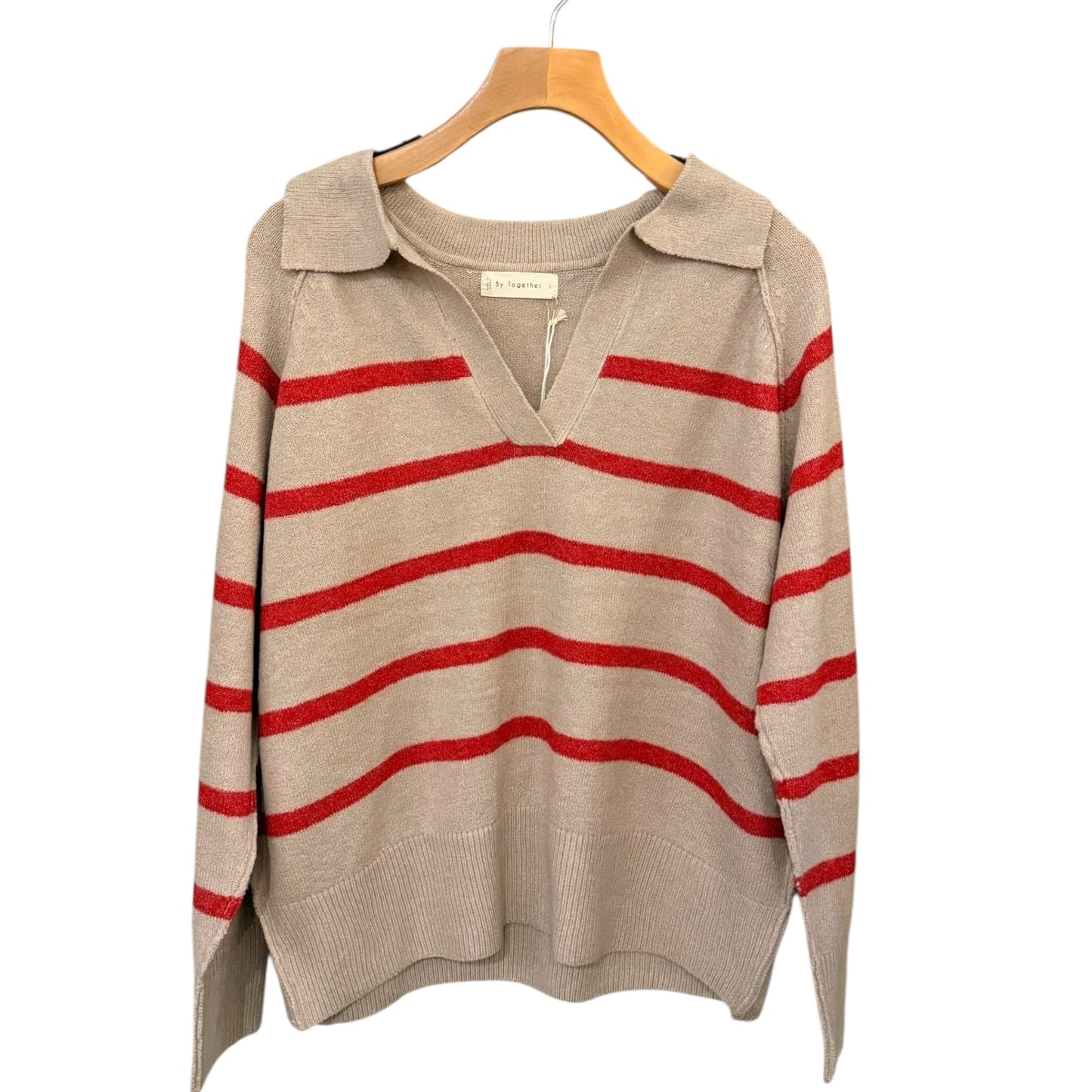 by Together Graham Striped Pullover Sweater