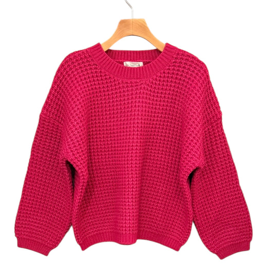 by Together Open Weave Crew Sweater