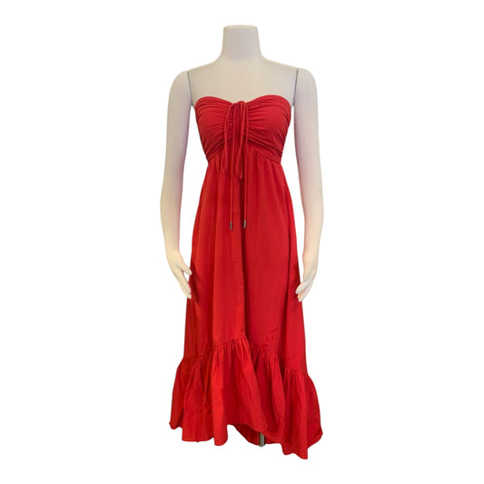 Day + Moon Ruched Halter Dress
