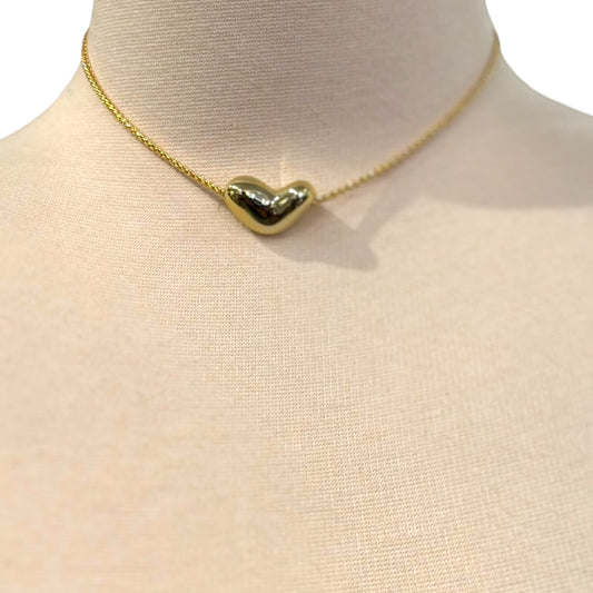 Sodajo Oblong Bubble Heart Necklace