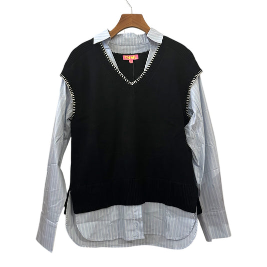 THML Mixed Media Knit Top