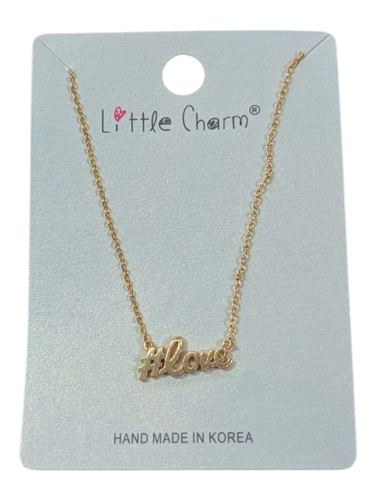 Little Charm #Love Necklace